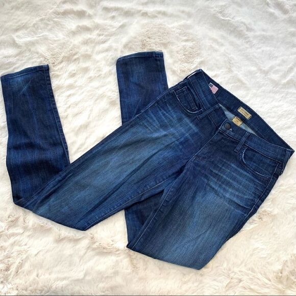 True Religion Victoria Mid Rise Skinny Jeans Dark Wash 25 - Picture 2 of 15